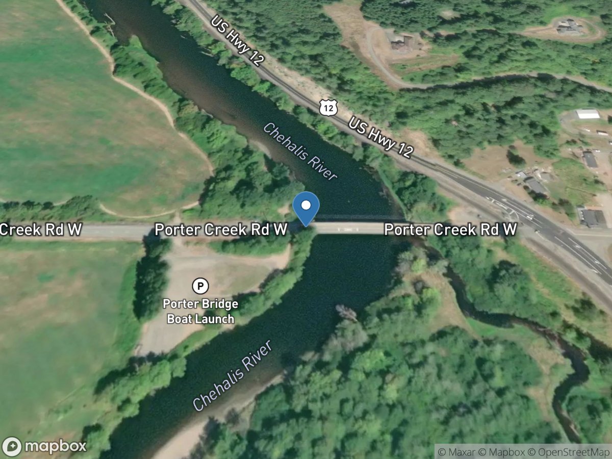 Chehalis River at Porter, WA location
