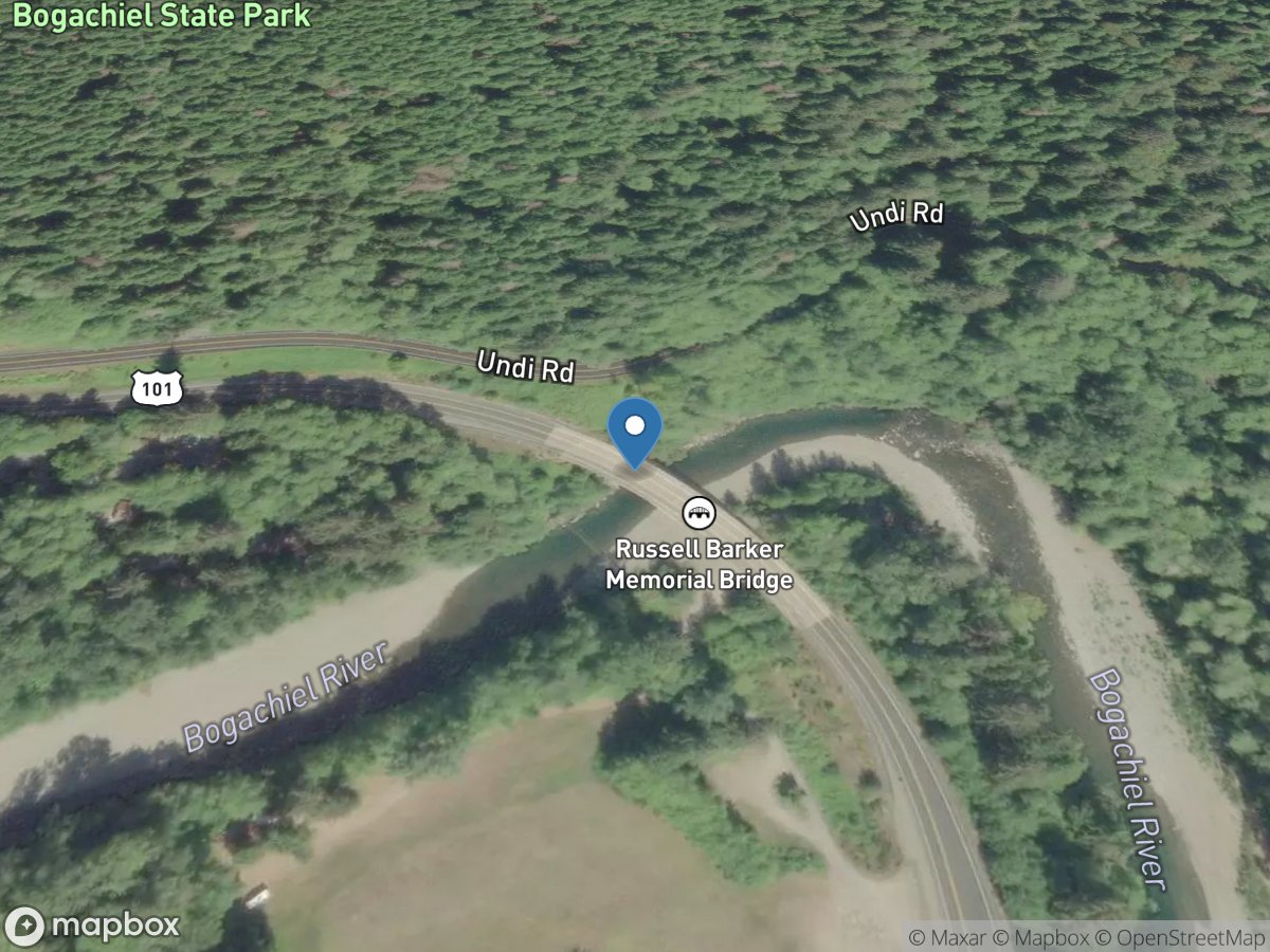 Bogachiel River near Forks, WA location