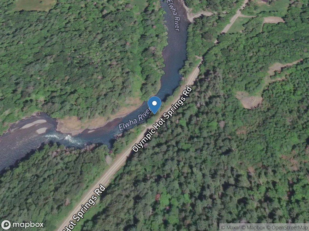 Elwha River at McDonald Branch near Port Angeles, WA location