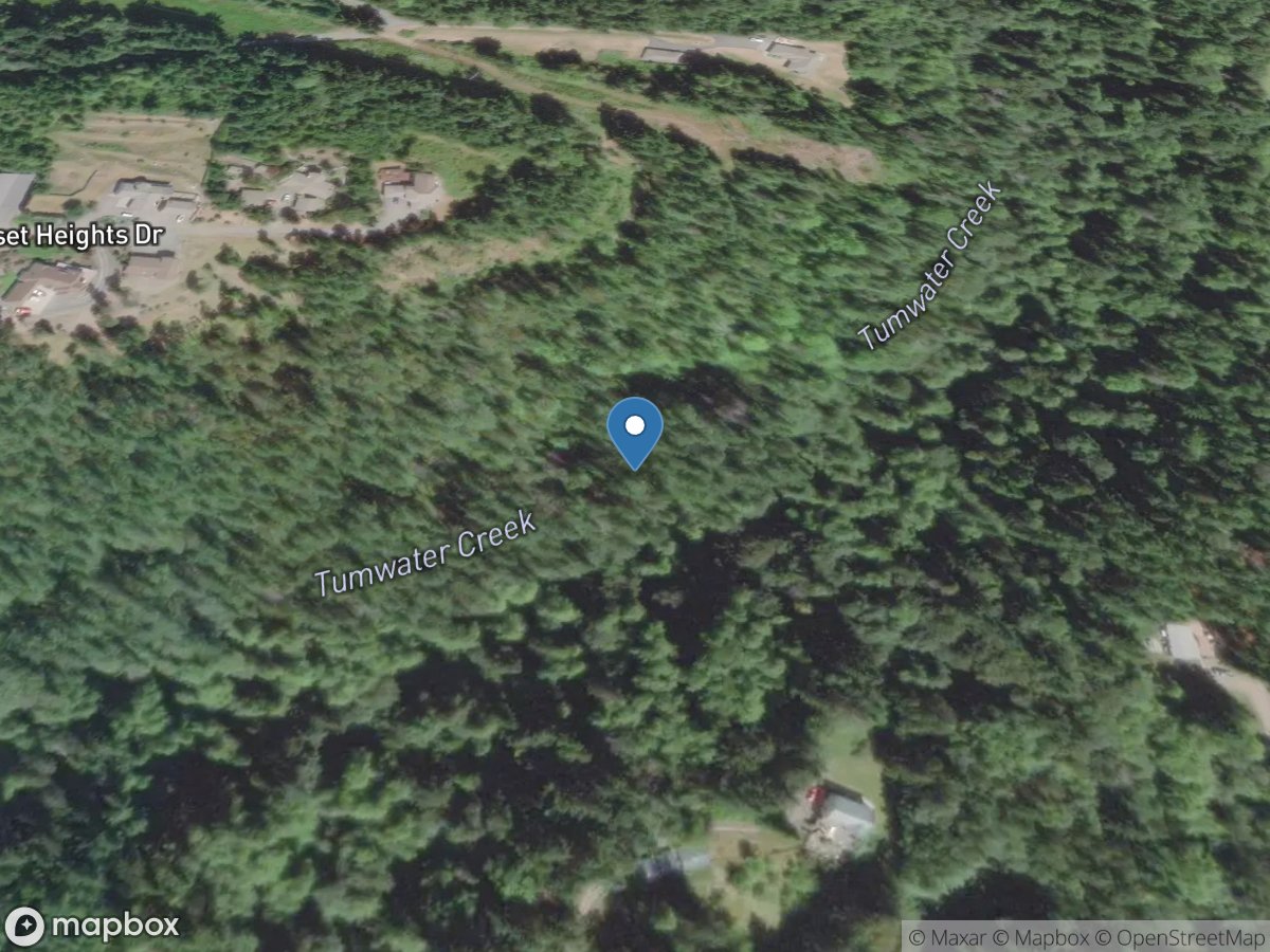 Tumwater Creek near Port Angeles, WA location