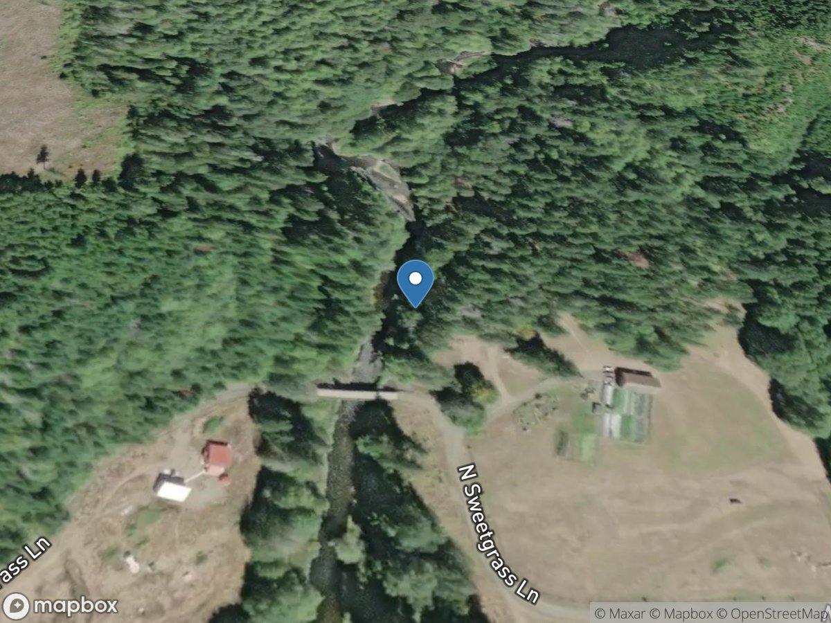 North Fork Skokomish River near Potlatch, WA location