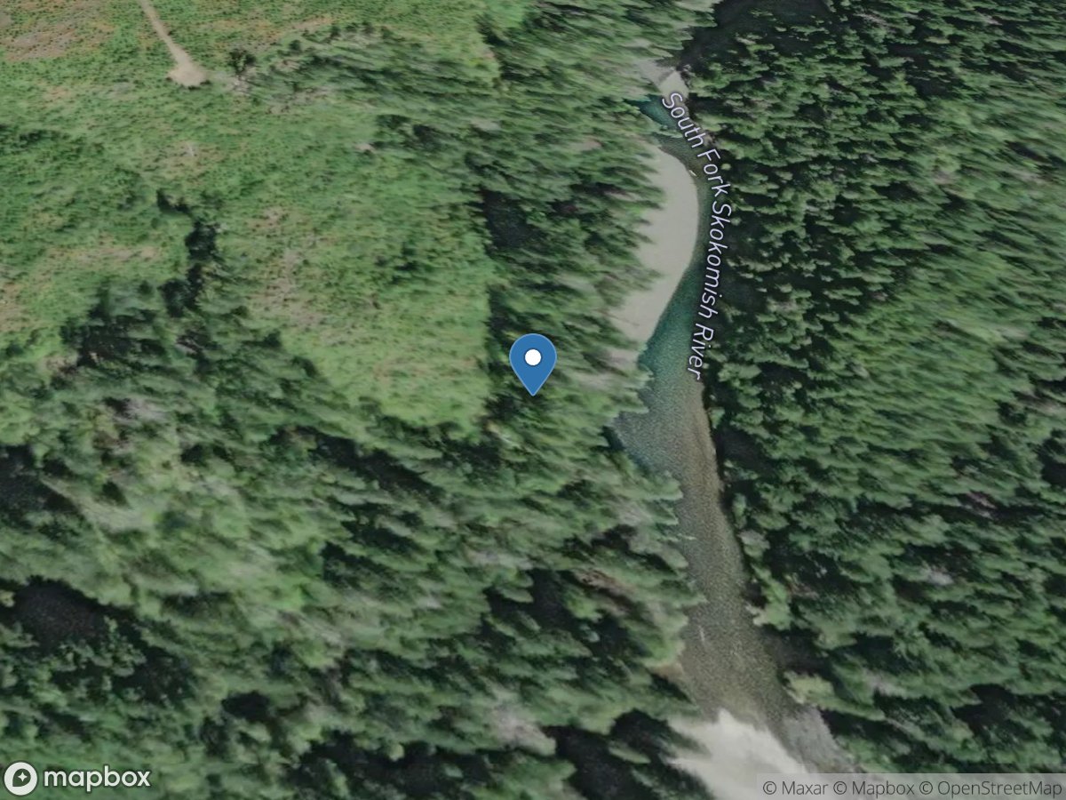 South Fork Skokomish River near Union, WA location