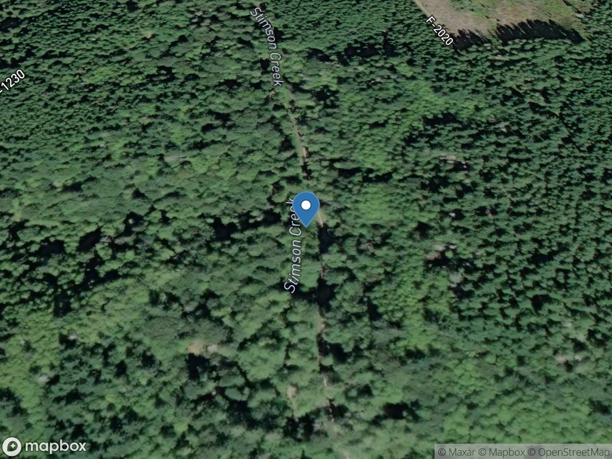 Stimson Creek near Belfair, WA location