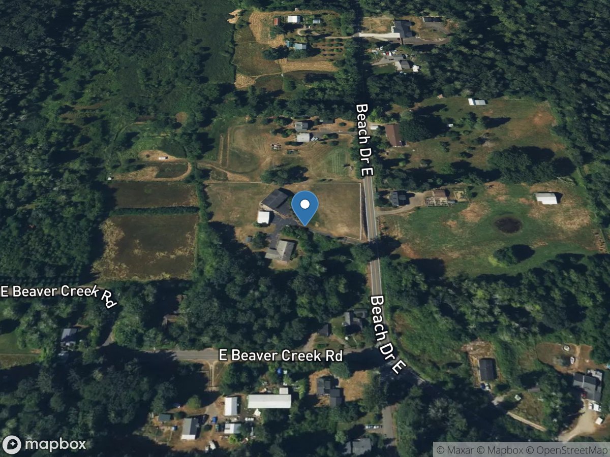 Beaver Creek near Manchester, WA location