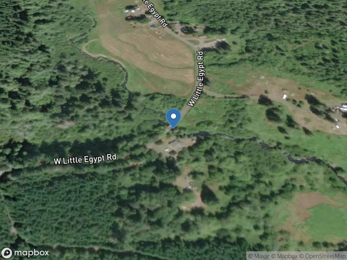 Goldsborough Creek at Confluence near Shelton, WA location