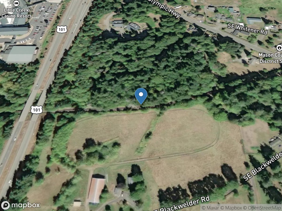 Unnamed Tributary to Skookum Creek near Kamilche, WA location