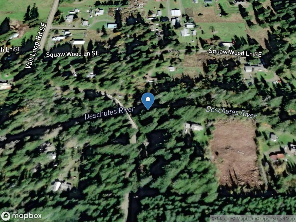 Deschutes River near Rainier, WA location