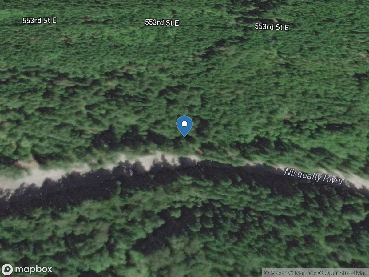 Nisqually River near National, WA location