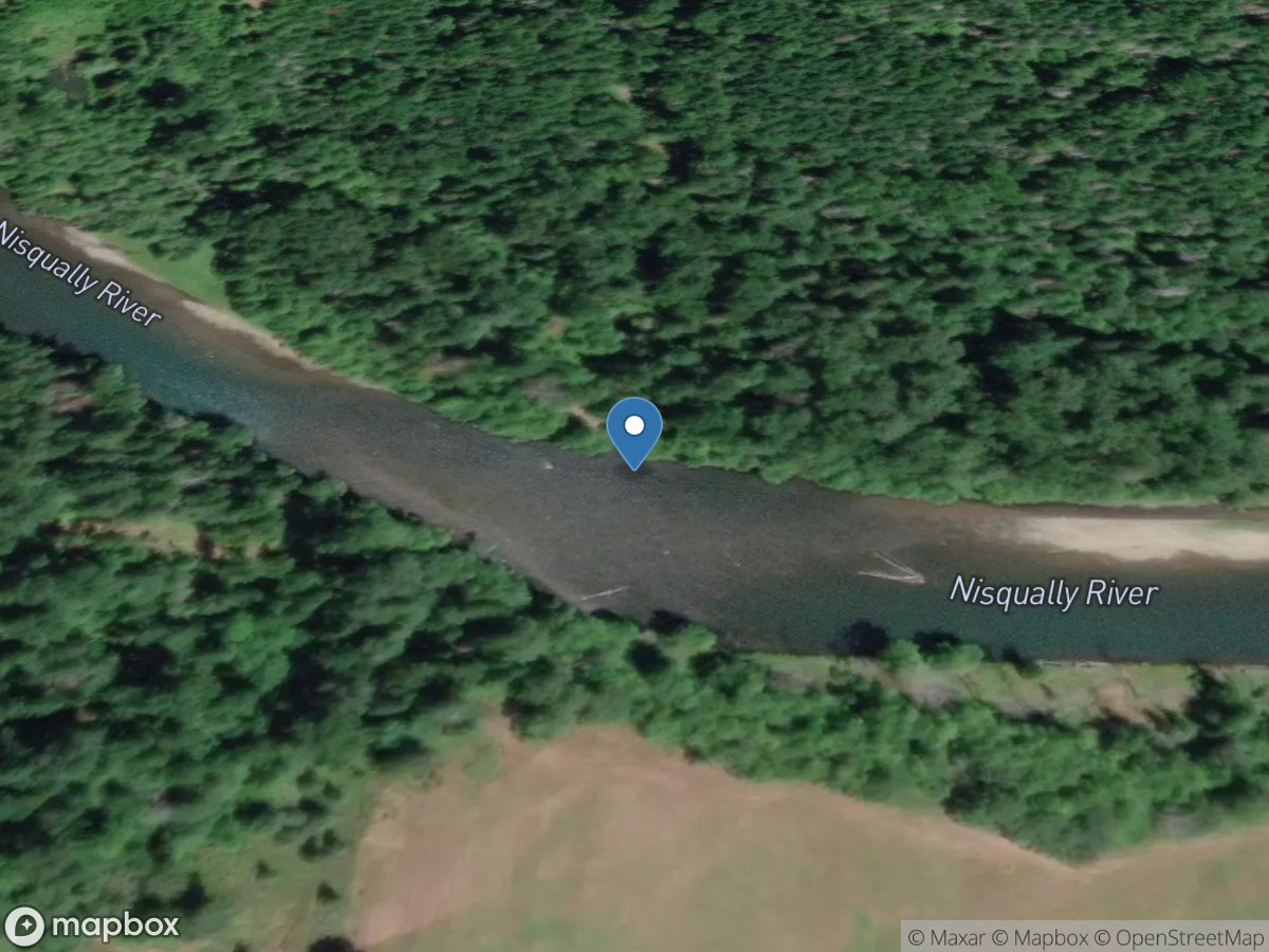 Nisqually River above Powell Creek near McKenna, WA location