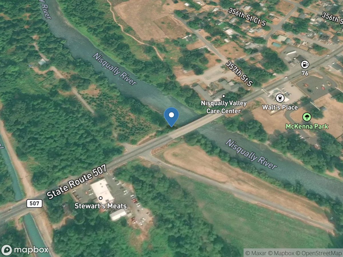 Nisqually River at McKenna, WA location