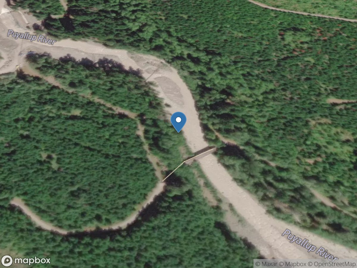 Puyallup River near Electron, WA location