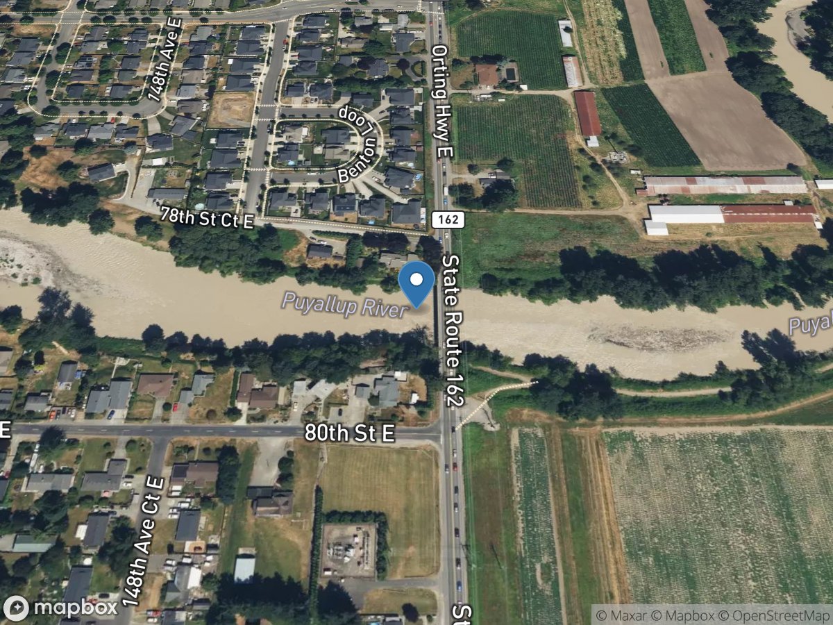 Puyallup River at Alderton, WA location