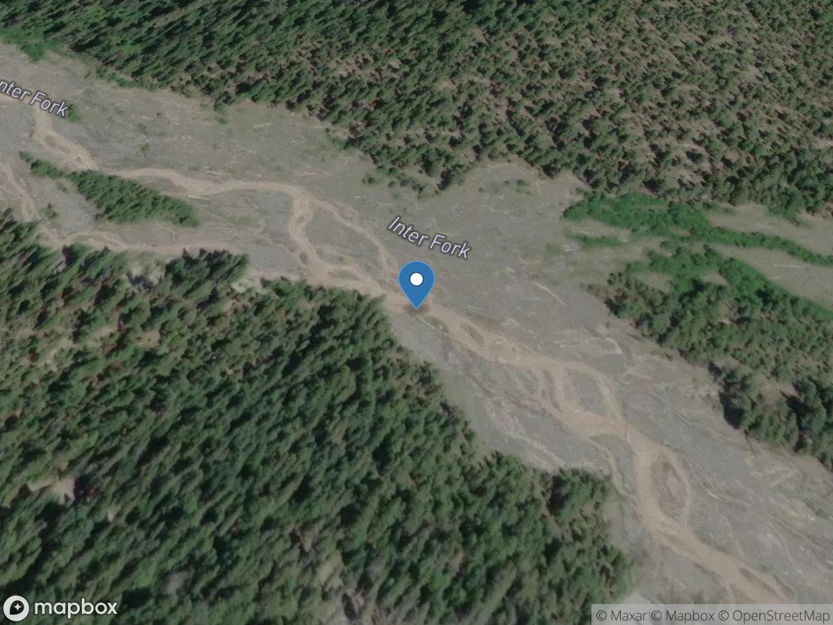 White River above Fryingplan Creek near Greenwater, WA location