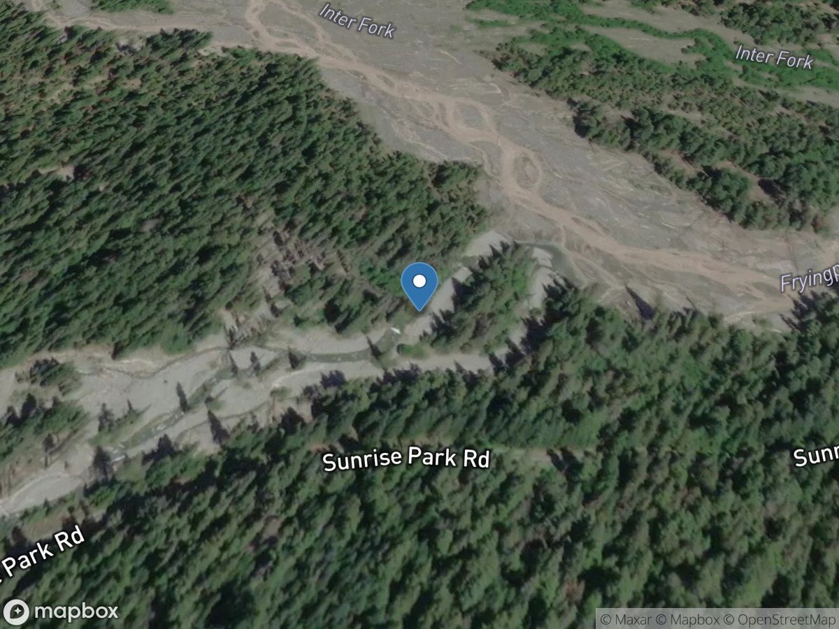 Fryingpan Creek near Mouth near Greenwater, WA location