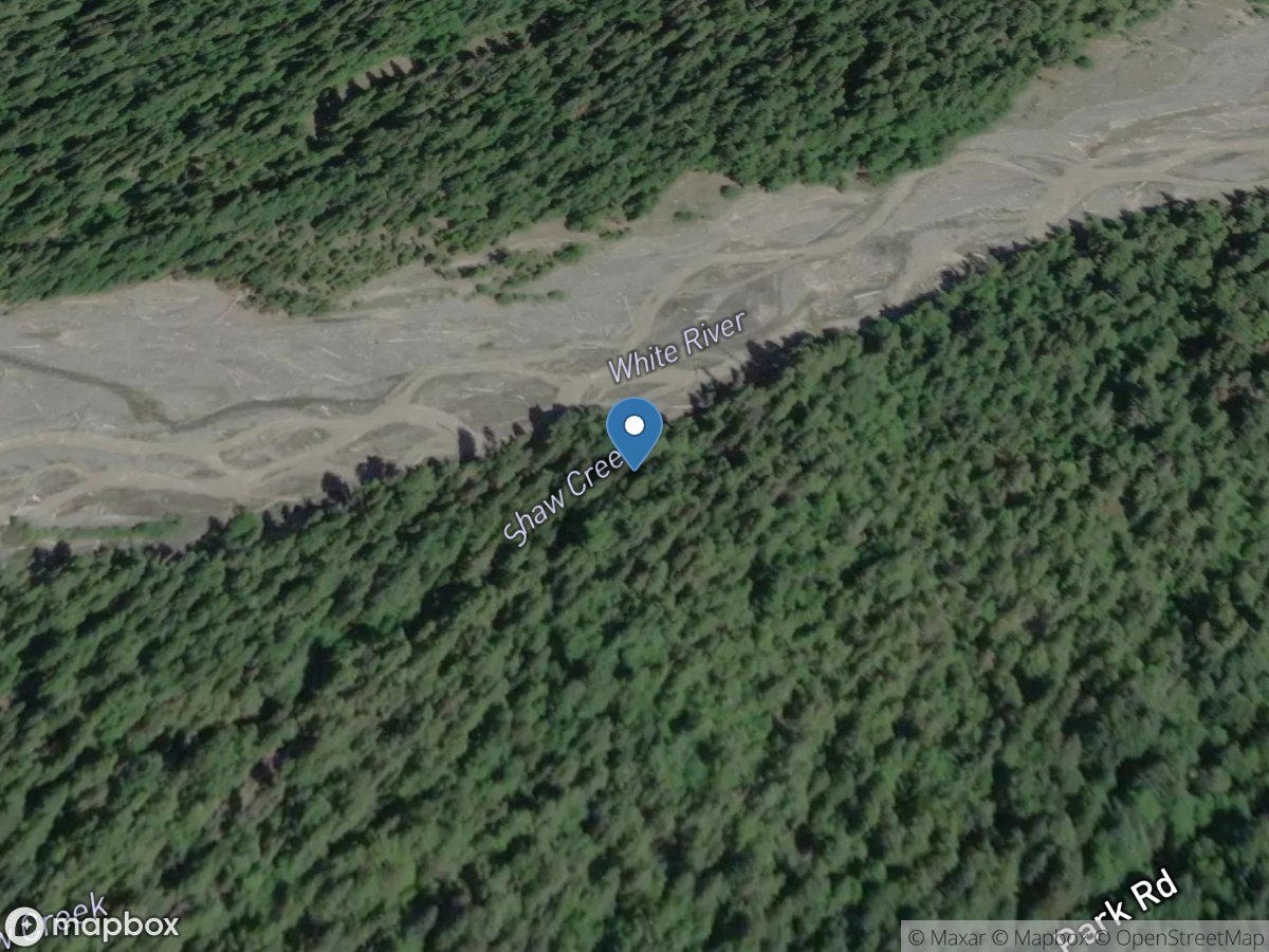 Shaw Creek near Mouth near Greenwater, WA location