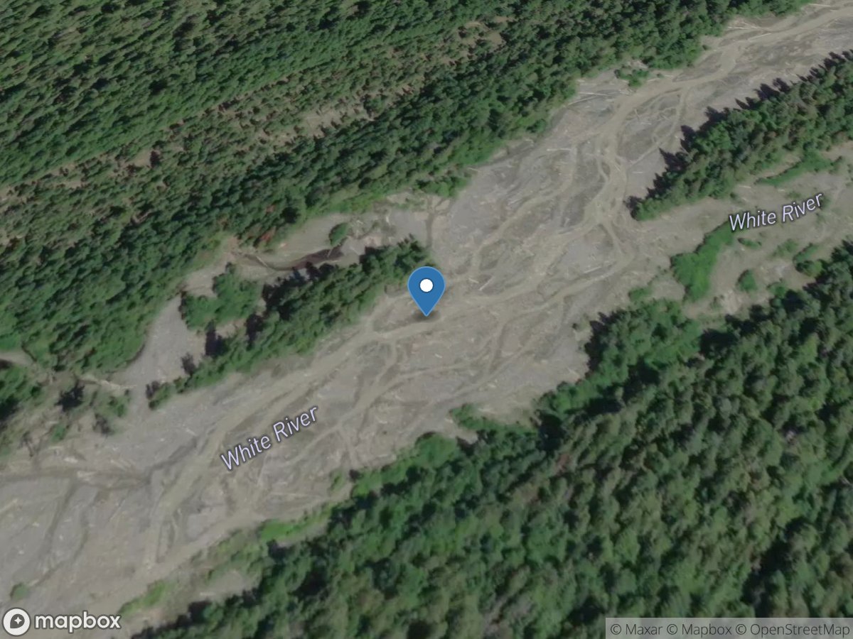 White River above Unnamed Tributary near Greenwater, WA location