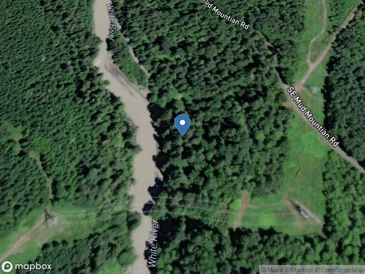 White River near Buckley, WA location