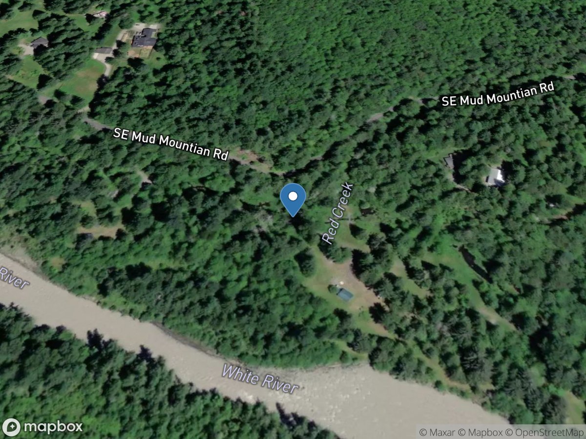 Red Creek near Buckley, WA location