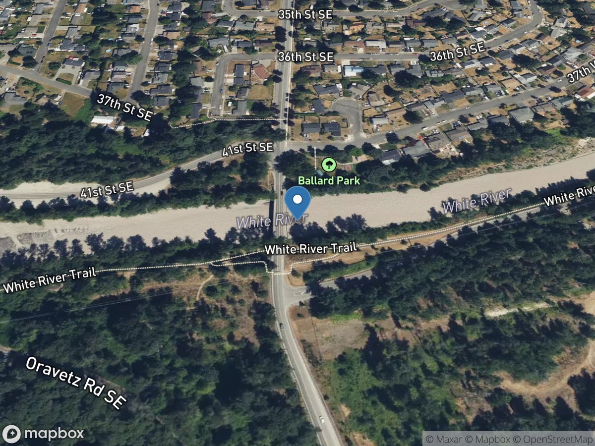 White River at River Street near Auburn, WA location