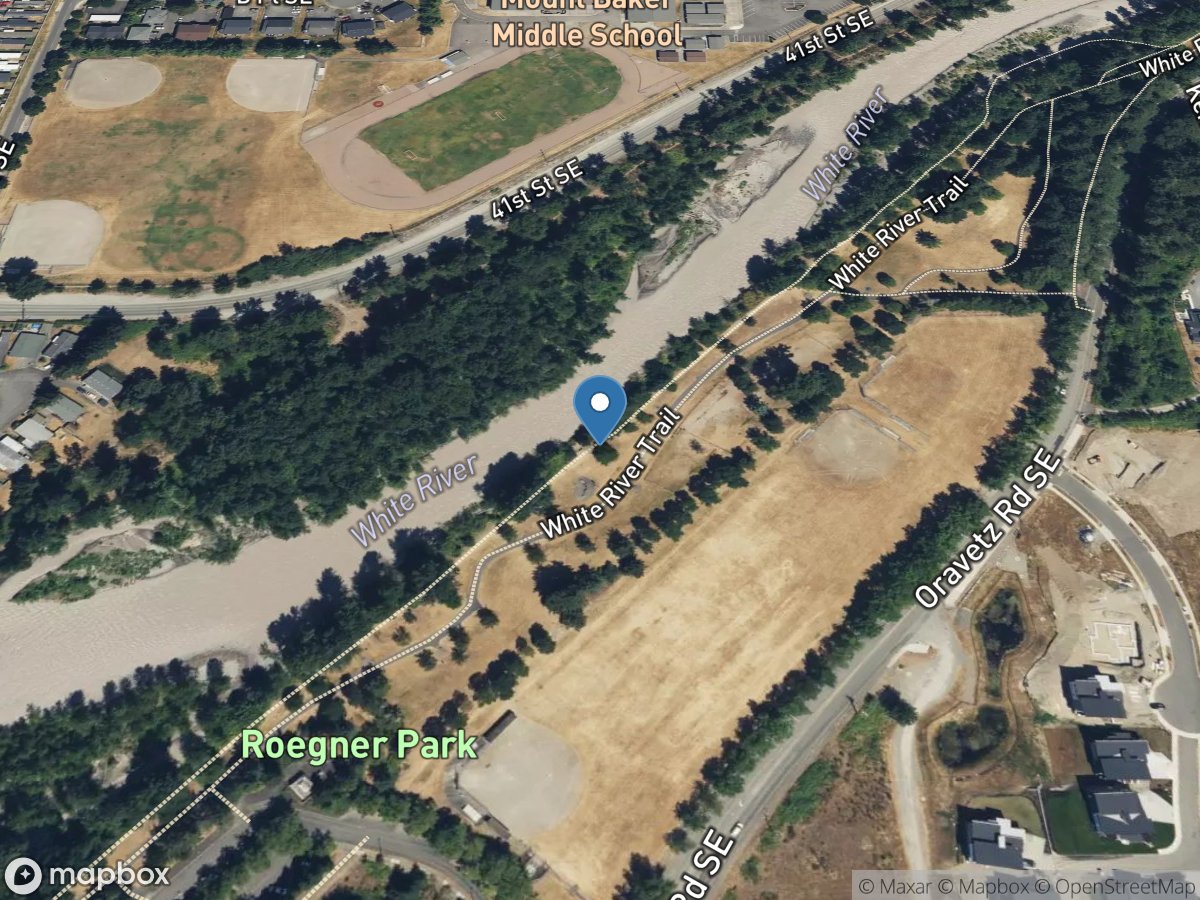 White River at Roegner Park near Auburn, WA location