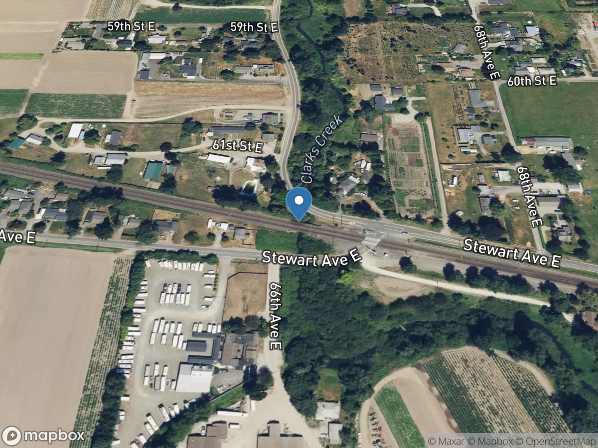 Clarks Creek at Stewart Avenue near Puyallup, WA location