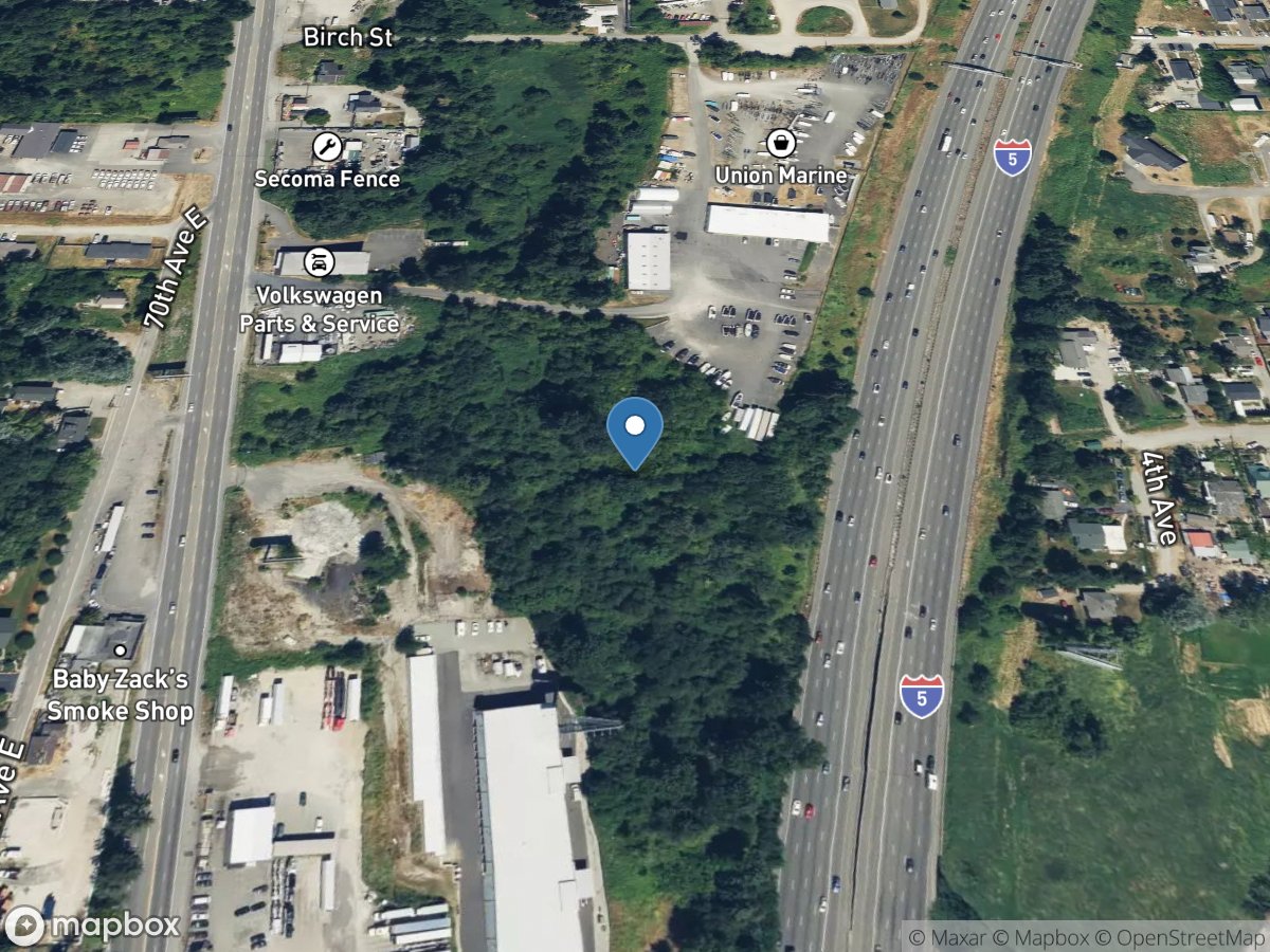 WEST Tributary TO HYLEBOS Creek UPS OF I-5 Near MILTON, WA location