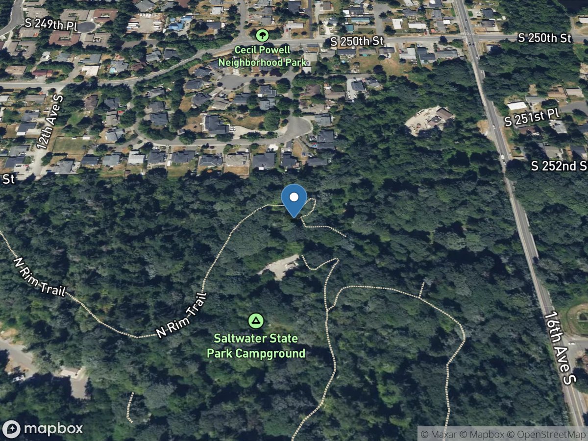 McSorley Creek near Desmoines, WA location