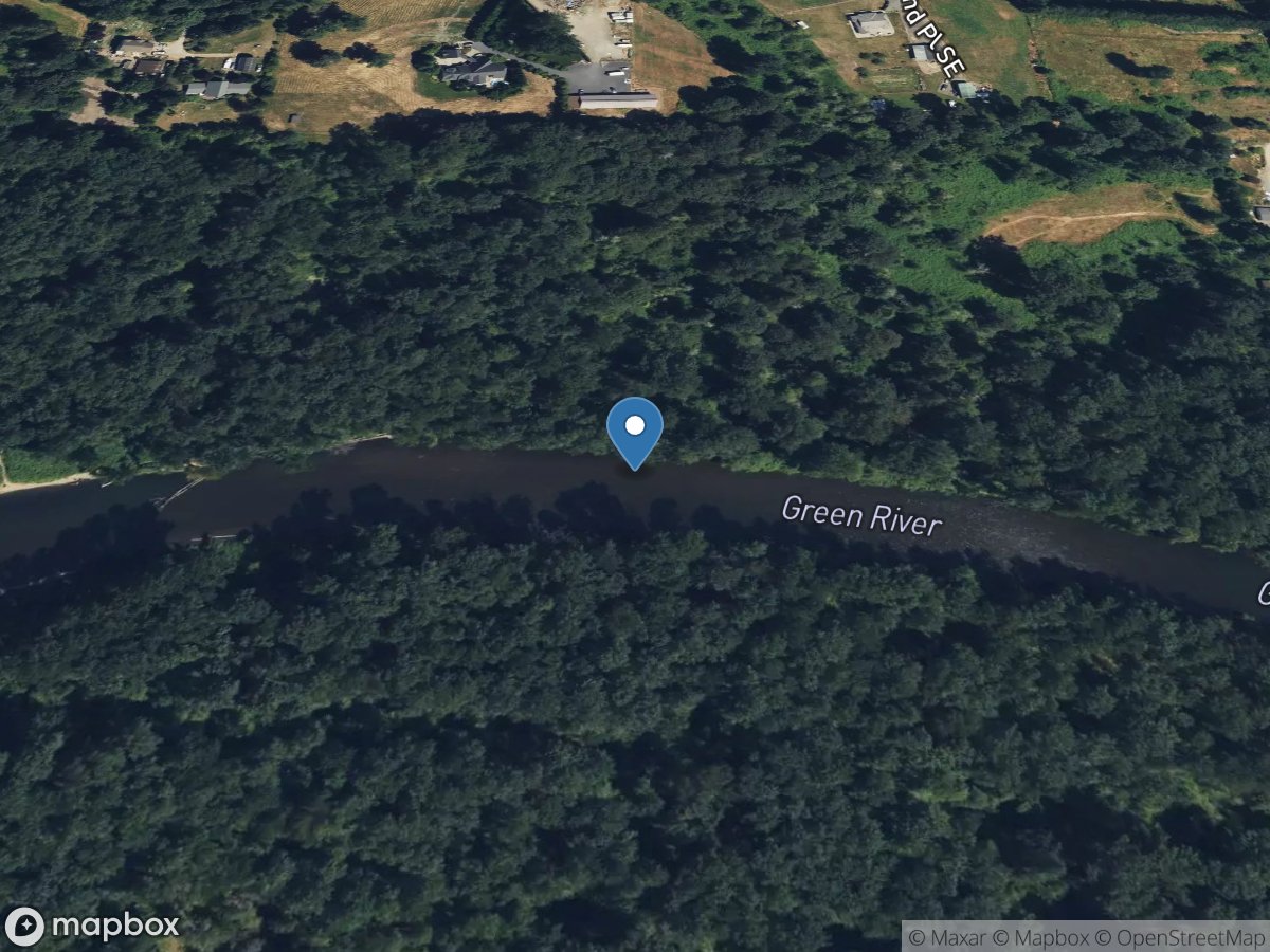 Green River below Crisp Creek near Black Diamond, WA location