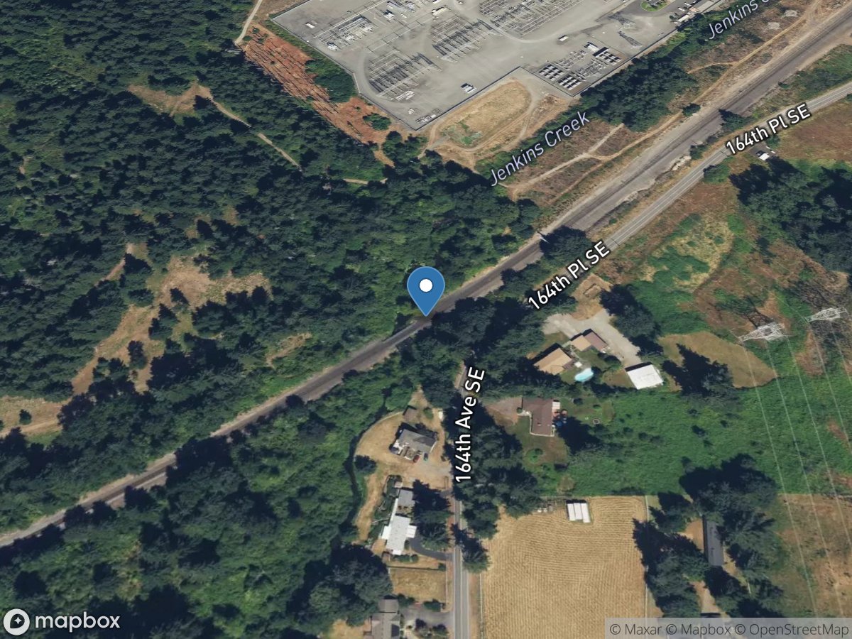 Jenkins Creek near Covingtion, WA location