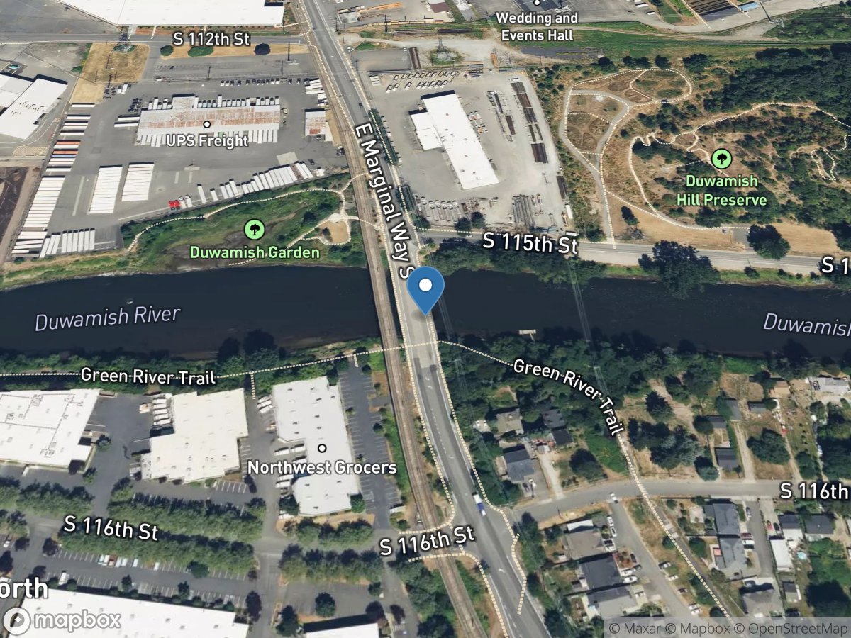 Duwamish River at East Marginal Way Branch at Duwamish, WA location