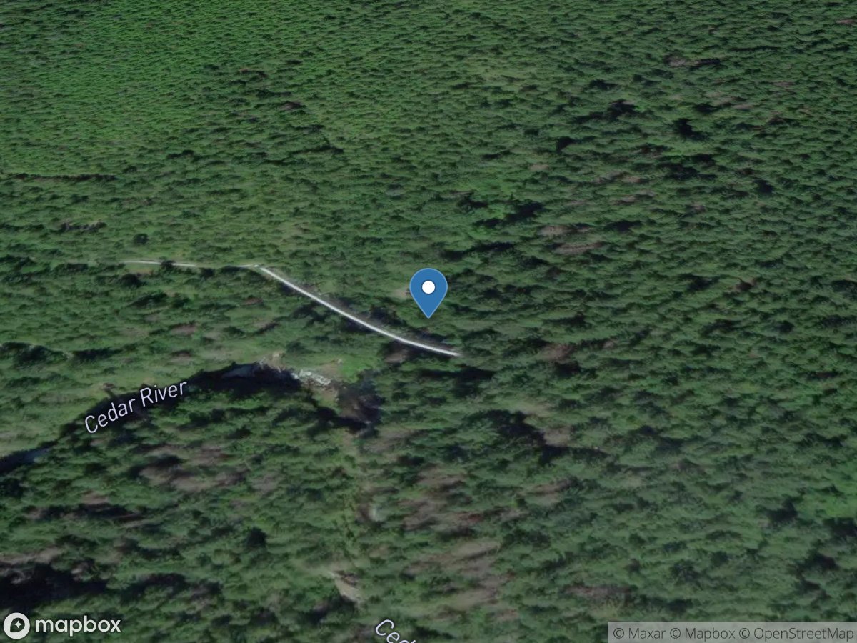 Canyon Creek near Cedar Falls, WA location