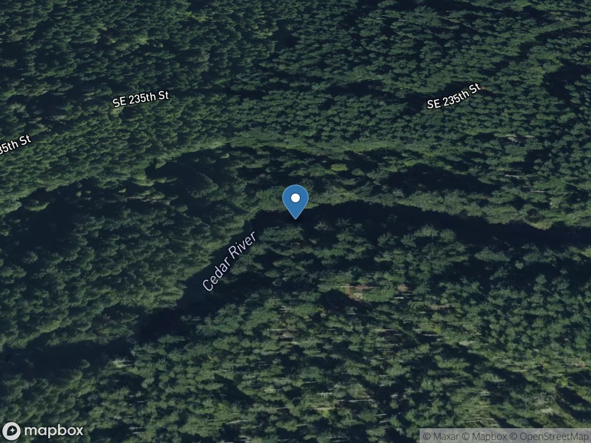 Cedar River near Landsburg, WA location