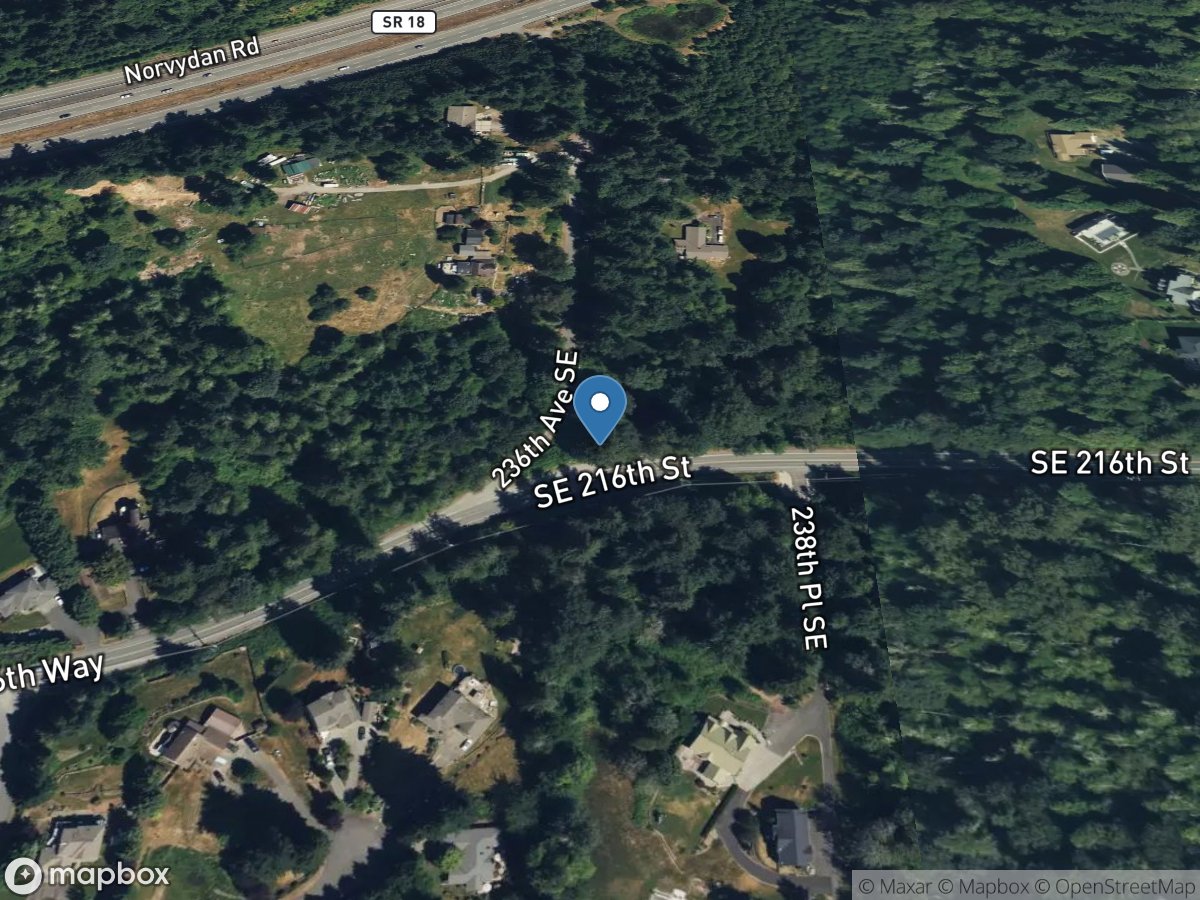 TAYLOR CREEK Above 236th Avenue Southeast At MAPLE VALLEY, WA location