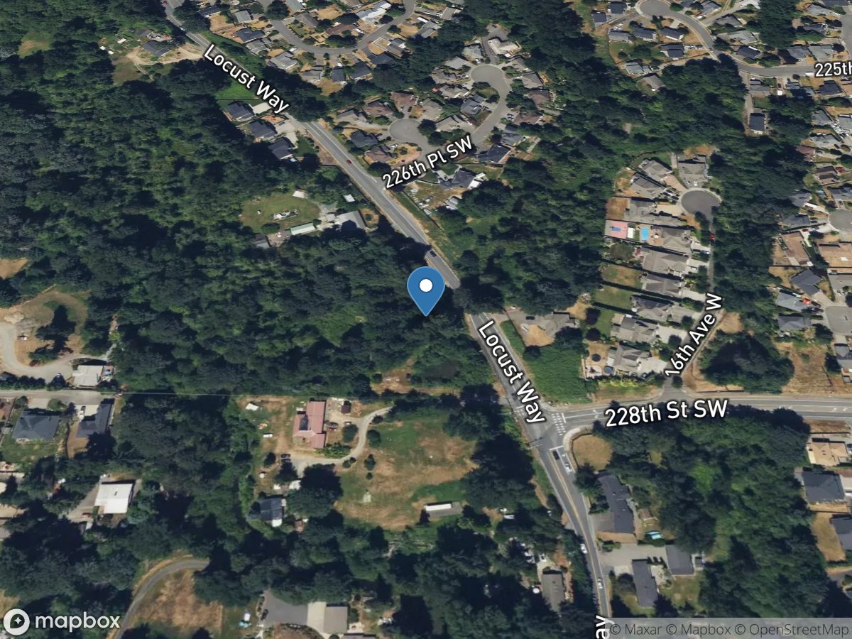 Swamp Creek near Mountlake Terrace, WA location