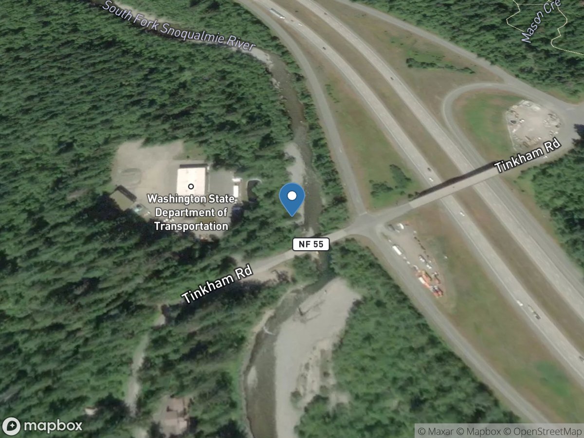 SF Snoqualmie River above Alice Creek near Garcia, WA location