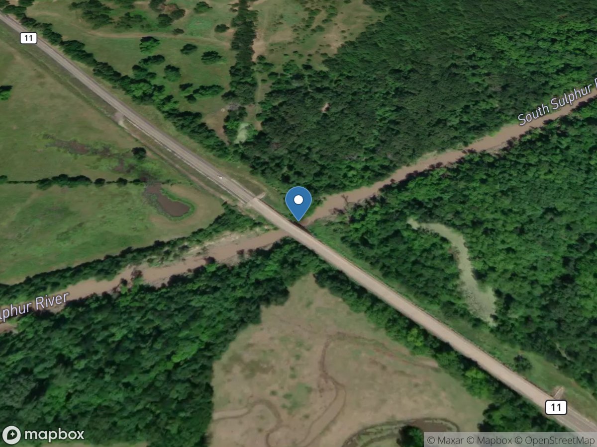 S Sulphur Rv at SH 11 near Commerce, TX location