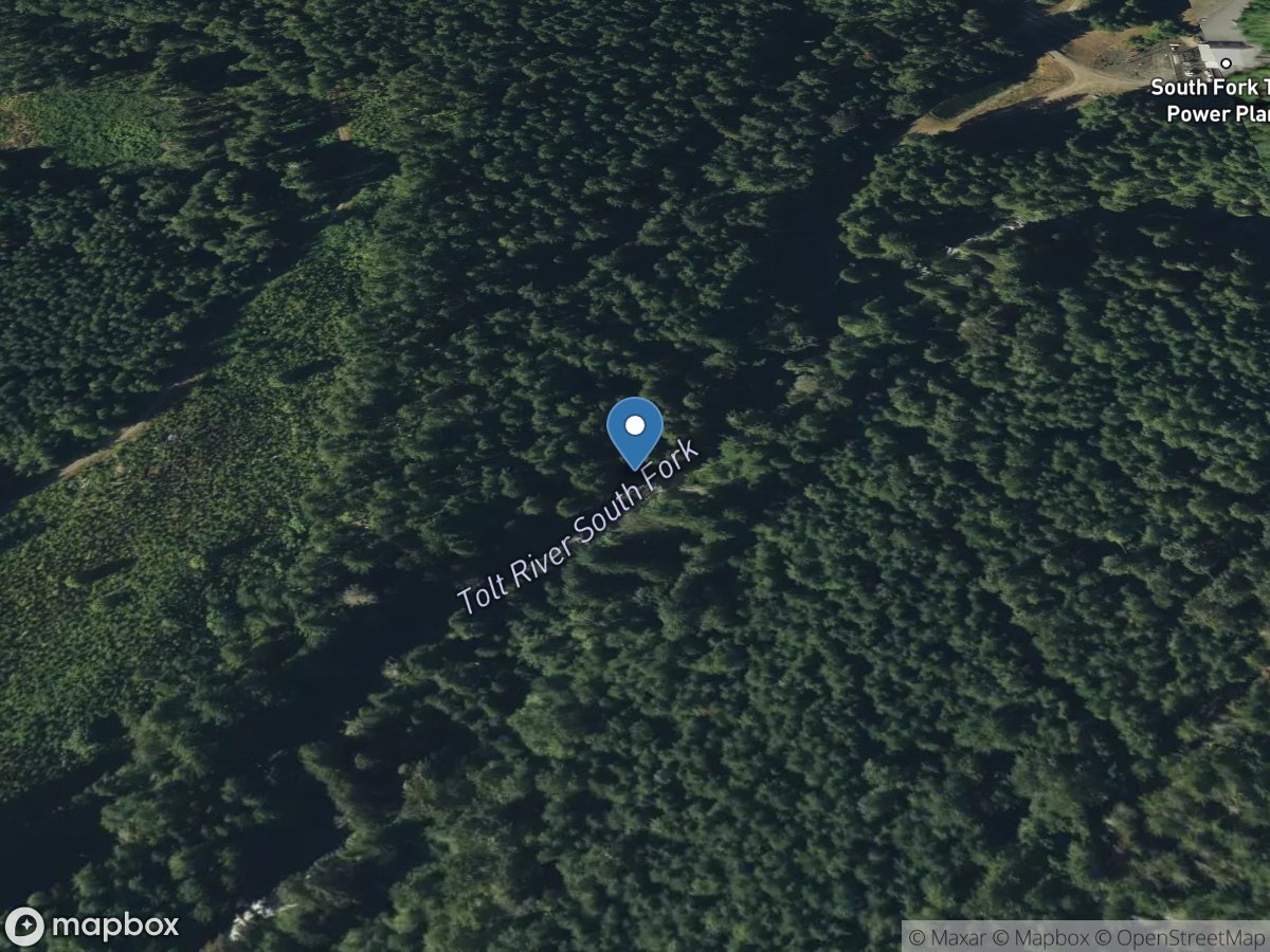 SF Tolt River below Regulating Basin near Carnation, WA location