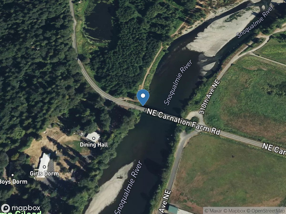 Snoqualmie River near Carnation, WA location