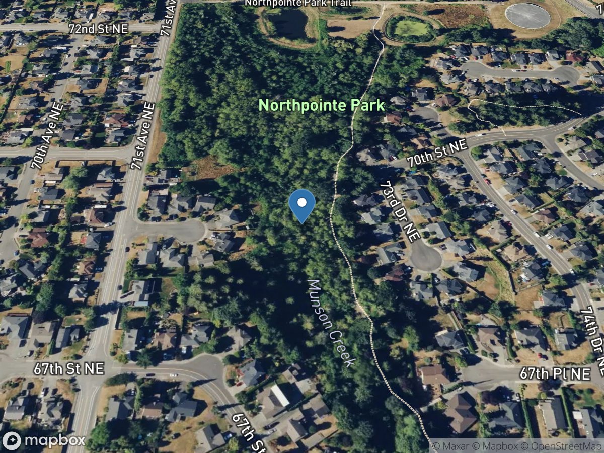 Munson Creek near 73rd Drive Northeast near Marysville, WA location