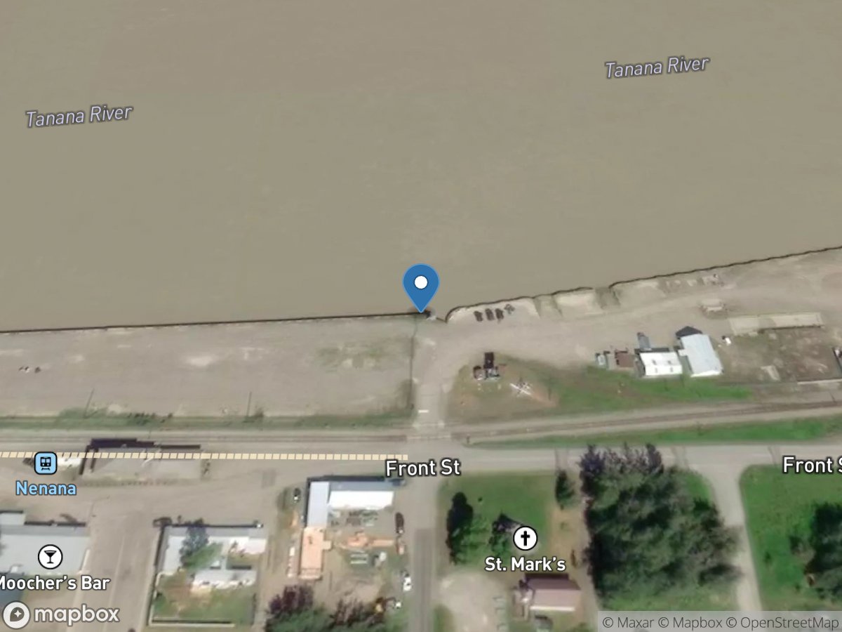 Tanana River at Nenana AK location