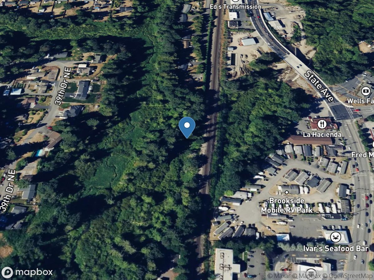 Quilceda Creek above West Fork near Marysville, WA location