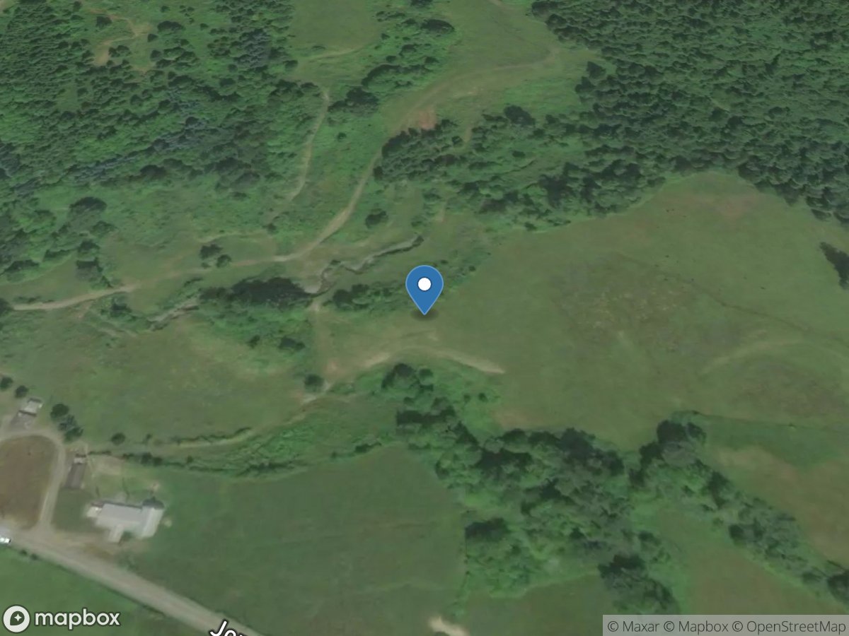 Jordan Creek at Jordan, WA location