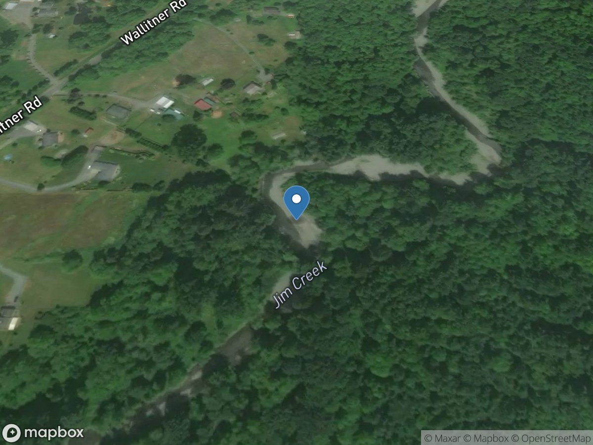 Jim Creek near Arlington Heights, WA location