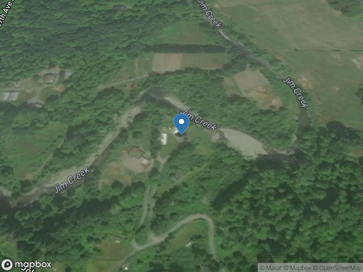 Jim Creek below Nicks Road near Arlington, WA location