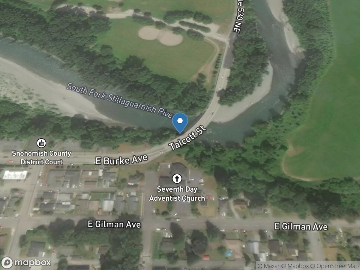 SF Stillaguamish River at Arlington, WA location