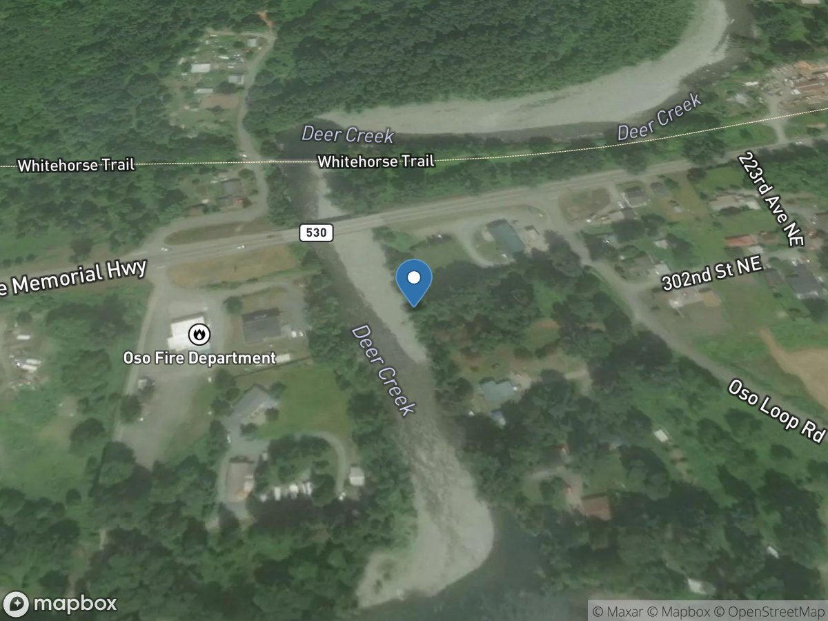 Deer Creek at Oso, WA location