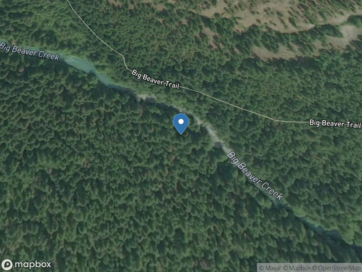 Big Beaver Creek near Newhalem, WA location