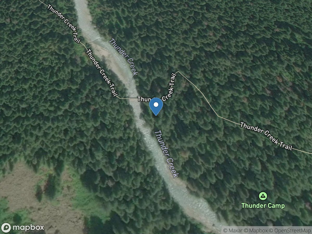 Thunder Creek near Newhalem, WA location