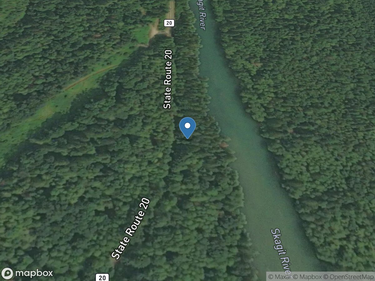 Skagit River above Alma Creek near Marblemount, WA location