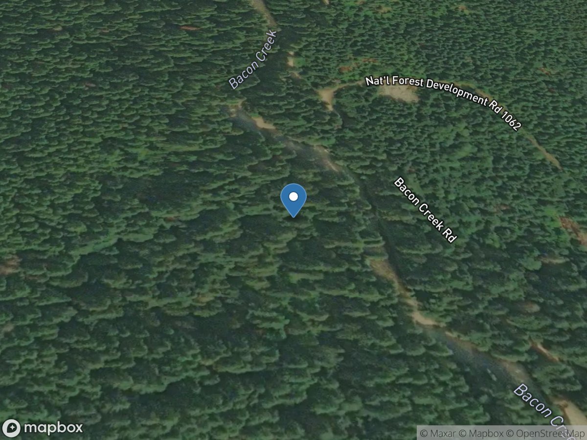 Bacon Creek below Oakes Creek near Marblemount, WA location